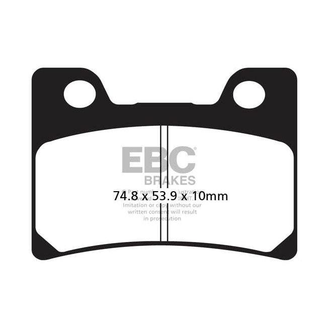 EBC Organic Front Brake Pads for Yamaha FZR 1000 EX UP 91-93