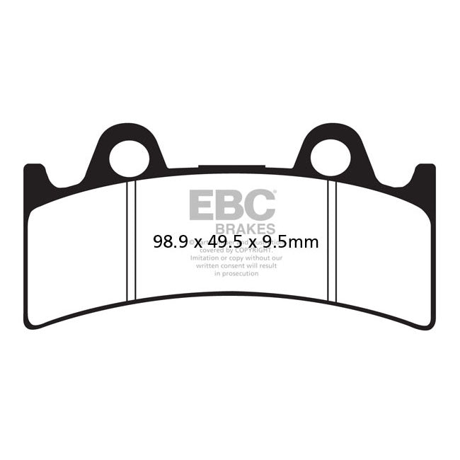 EBC Organic Front Brake Pads for Yamaha FZR 1000 EX UP 94-95