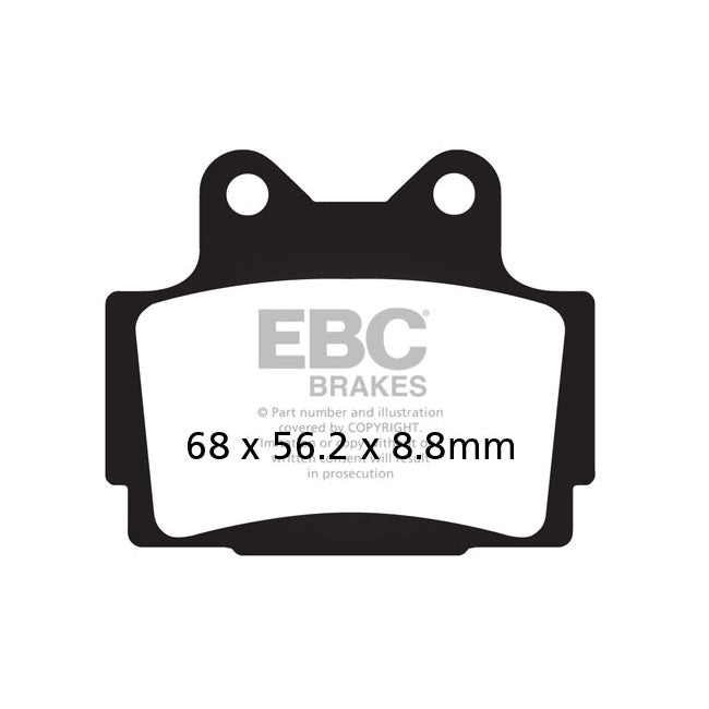 EBC Organic Rear Brake Pads for Yamaha FZ 400 1996