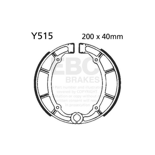 EBC Rear Brake Shoes for Yamaha XJ 650 80-84