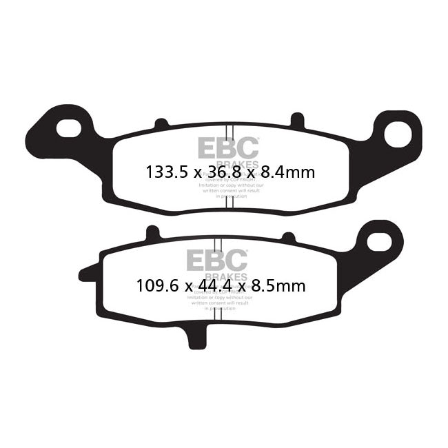 EBC V-Pad Semi Sintered Front Brake Pads for Kawasaki W 800 / Cafe / Special 11-21