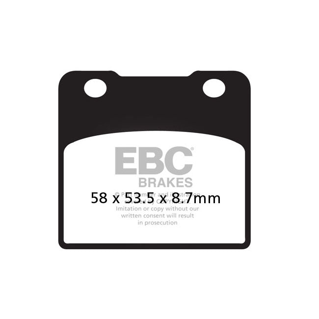 EBC V-Pad Semi Sintered Front Brake Pads for Suzuki VL 1500 Intruder Legendary Classic 98-01