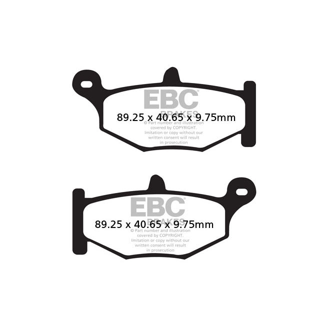 EBC V-Pad Semi Sintered Rear Brake Pads for Suzuki DL 1000 V-Strom / XT 14-20