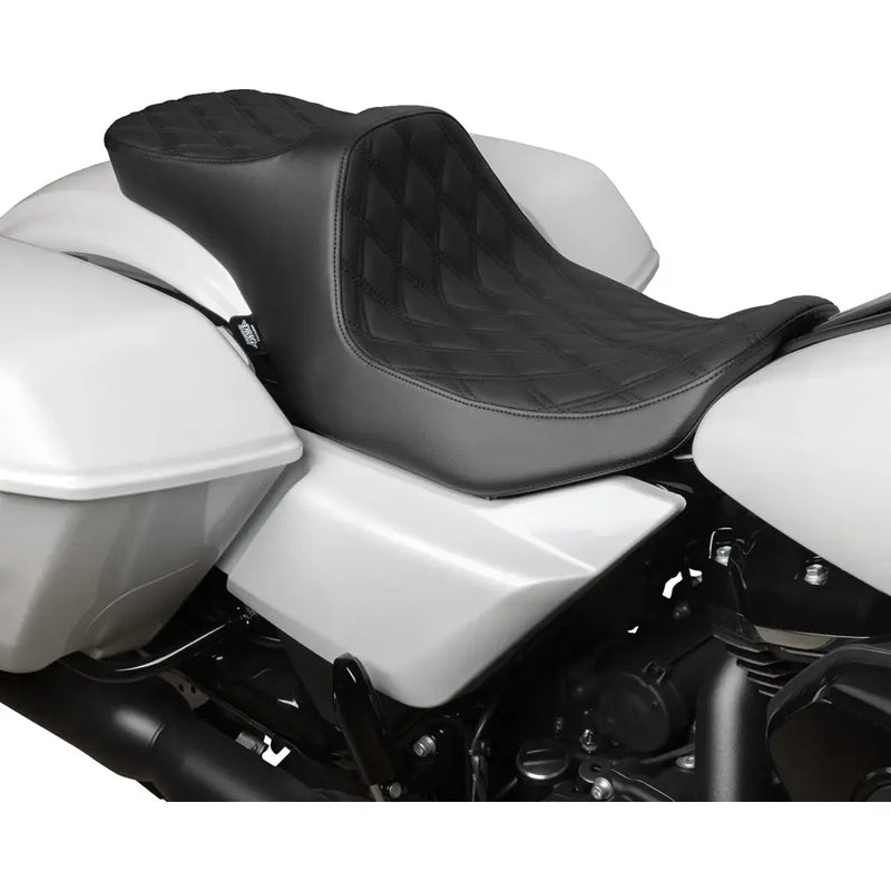 Drag Specialties Selle Predator III 2-places pour Harley 