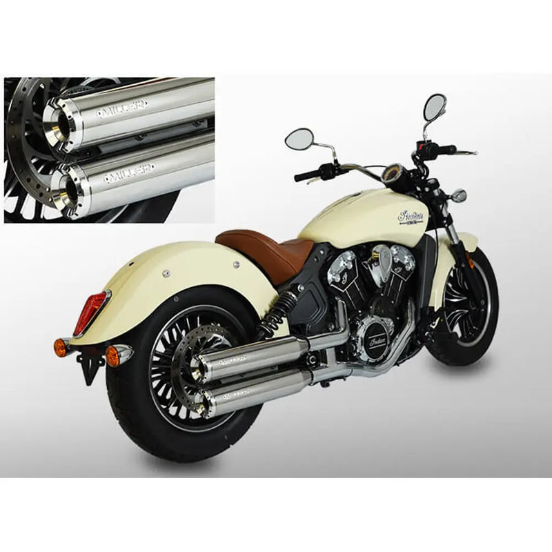 Miller Yuma Euro 3/4/5 Slip-On Mufflers for Indian