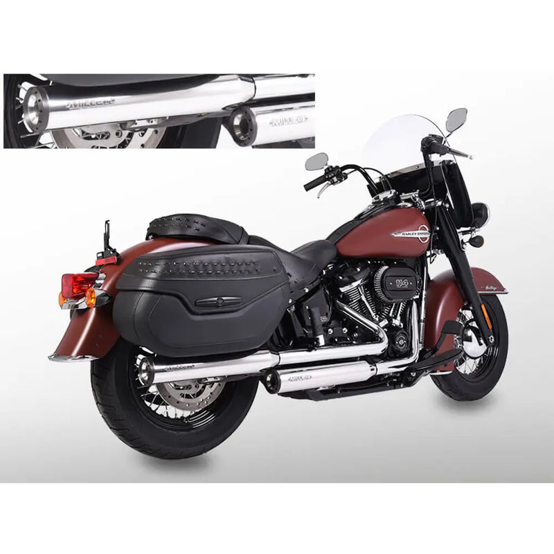 Miller Independence Euro 4 Slip-On Mufflers pour Harley