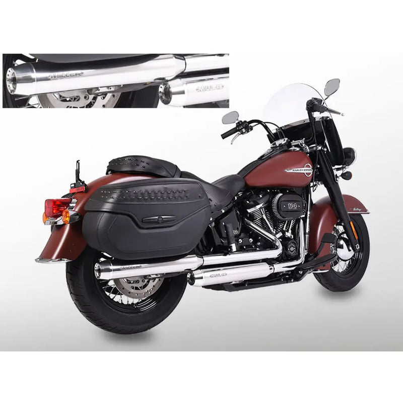 Miller Independence Euro 4 Slip-On Mufflers pour Harley