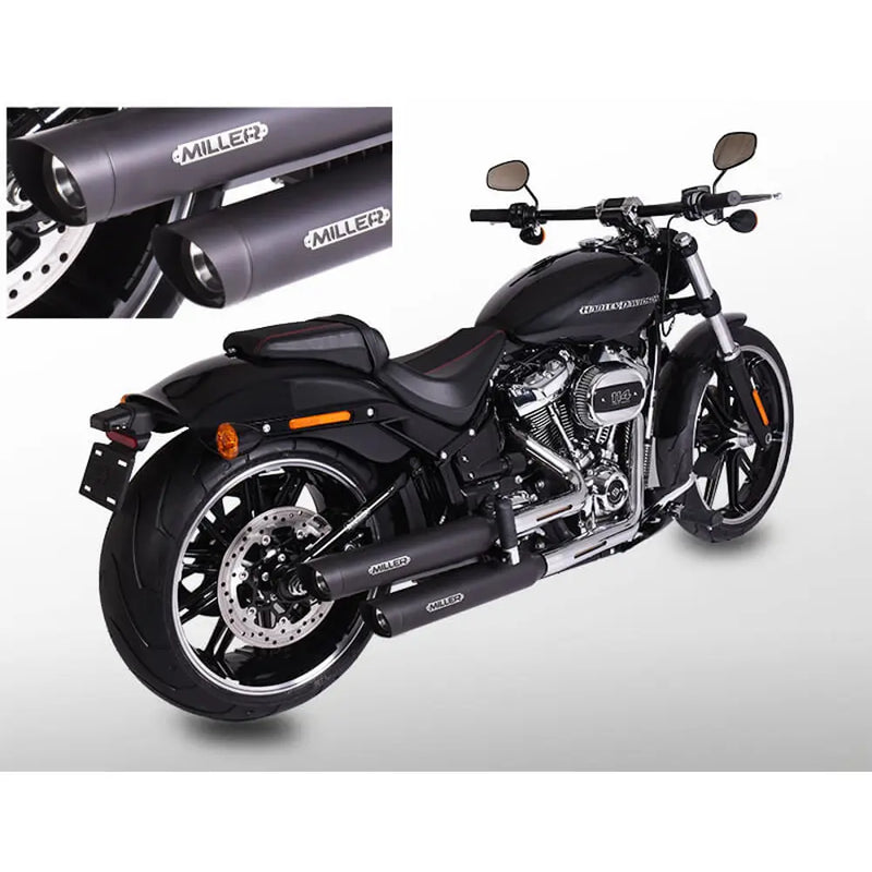 Miller Destiny Euro 5 Slip-On Mufflers pour Harley