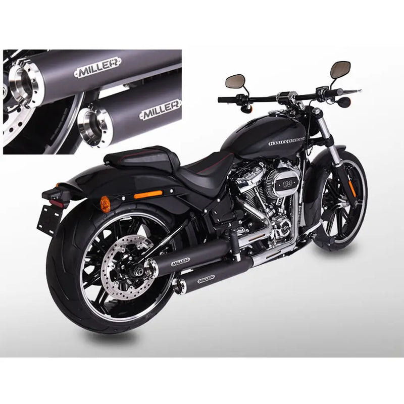 Miller Destiny Euro 5 Slip-On Mufflers pour Harley
