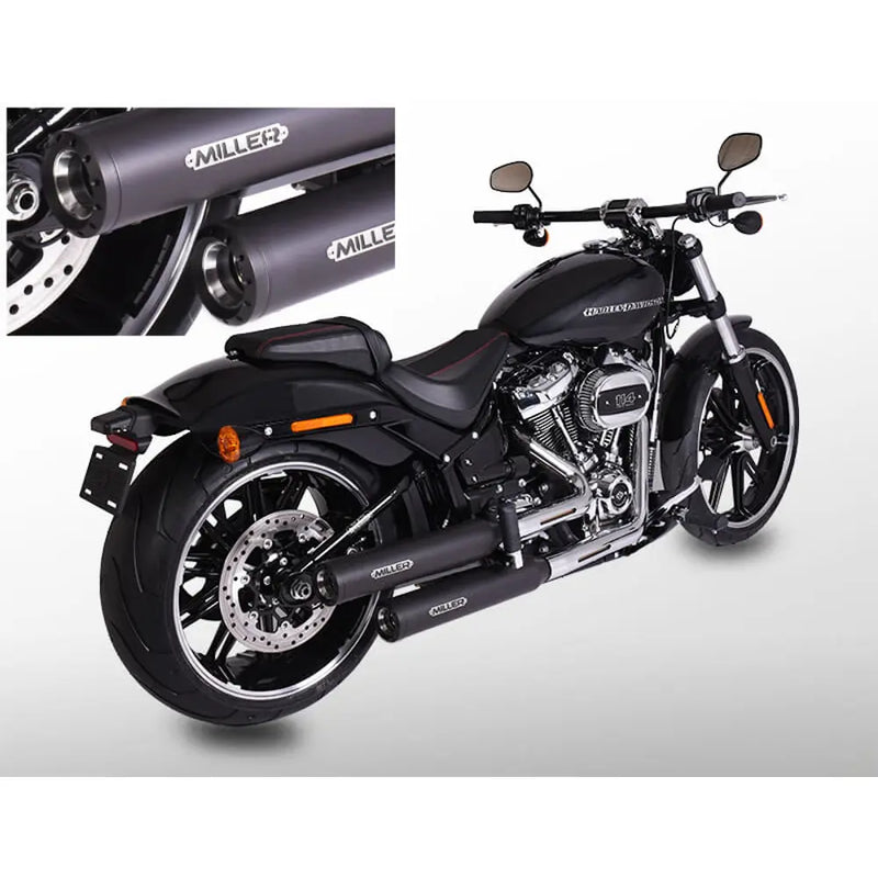 Miller Destiny Euro 5 Slip-On Mufflers pour Harley