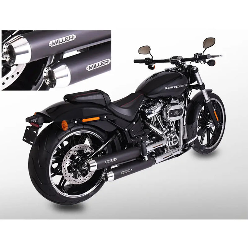 Miller Destiny Euro 5 Slip-On Mufflers pour Harley