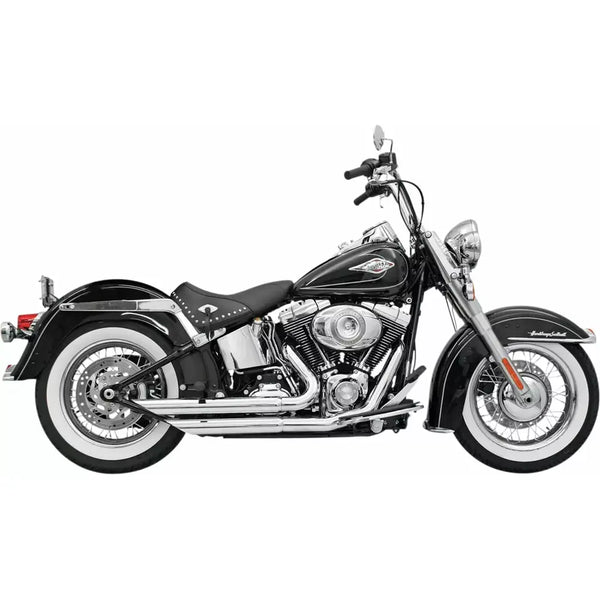 Système d'échappement Bassani Fire Flight Slash Cut pour Harley