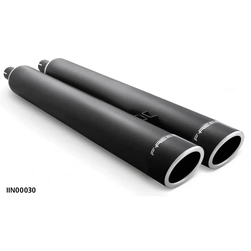Freedom Performance 4" Slip-On Mufflers for Indian 14-21 Chief / Black / Black Liberty End Caps  - Customhoj