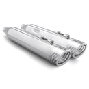 Freedom Performance Racing Slip-On Mufflers for Harley 17-24 Touring / Chrome with chrome end caps  - Customhoj