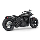 Freedom Performance Radical Radius Exhaust for Indian 15-24 Scout / Black / Straight Star Black  - Customhoj