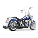 Freedom Performance Sharktail True Duals Exhaust for Harley 07-17 Softail (excl. Breakout / Rocker) / Black / 36"  - Customhoj