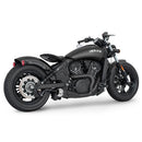 Freedom Performance Shorty American Outlaw 2-into-1 Exhaust for Indian 15-24 Scout / Black / Chrome  - Customhoj