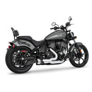 Freedom Performance Shorty American Outlaw 2-into-1 Exhaust for Indian 22-25 Chief / Chrome/Black / Chrome  - Customhoj