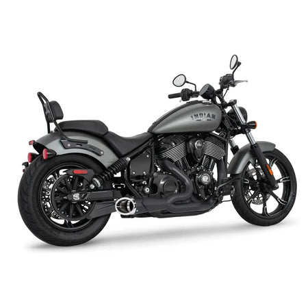 Freedom Performance Shorty Combat 2-into-1 Exhaust for Indian 22-25 Chief / Black / Chrome  - Customhoj