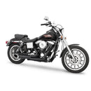 Freedom Performance Shorty Turn Out 2-into-1 Exhaust for Harley 06-17 Dyna / Black / Chrome  - Customhoj