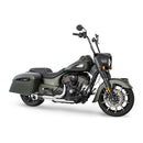 Freedom Performance Shorty Turn Out Slash Cut 2-into-1 Exhaust for Indian 14-25 Roadmaster / Springfield / Chrome/Black / Chrome  - Customhoj