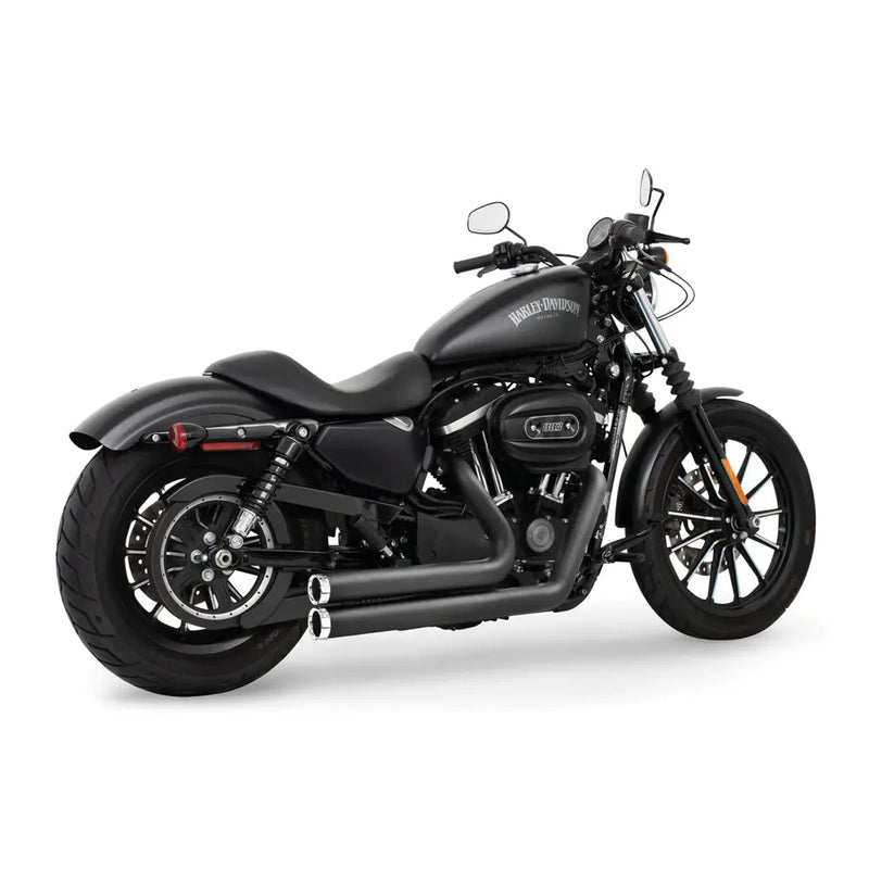 Freedom Performance Thorcat EC Approved Independence Shorty Exhaust for Harley 07-20 XL Sportster (Euro 3/4) / Black / Chrome  - Customhoj