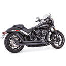 Freedom Performance Upsweep Classic Exhaust for Harley 18-25 Softail (read note) (excl. Fat Boy / Breakout) / Black / Sculpted Black  - Customhoj