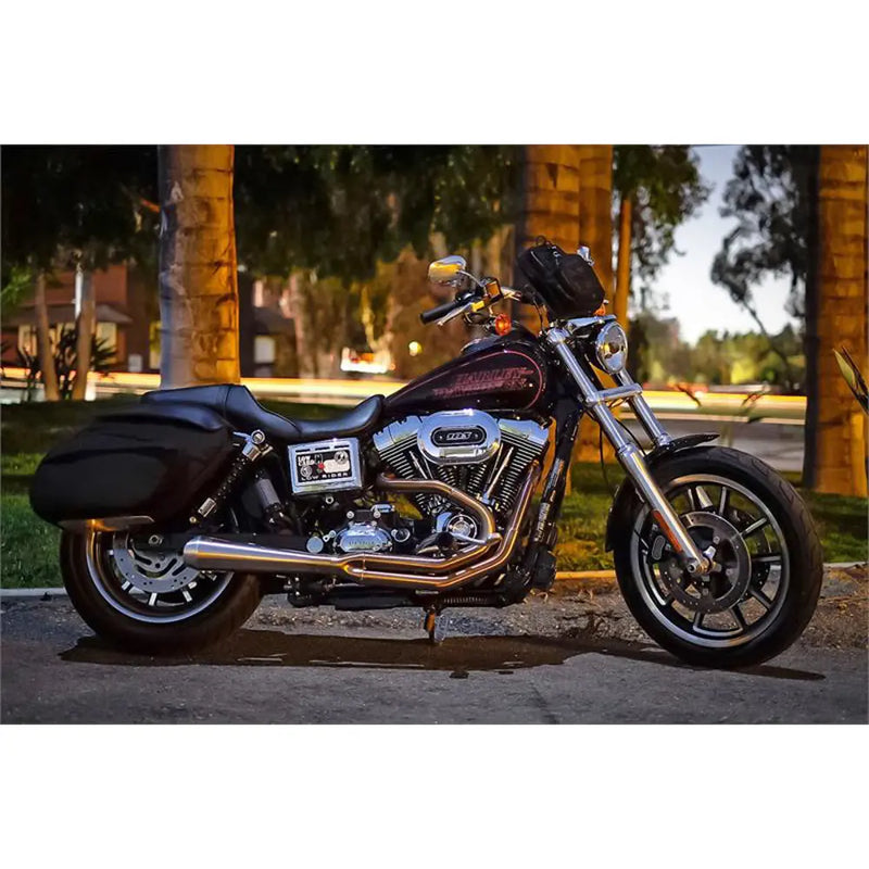 Système d'échappement 2 en 1 Bassani Road Rage III en inox pour Harley