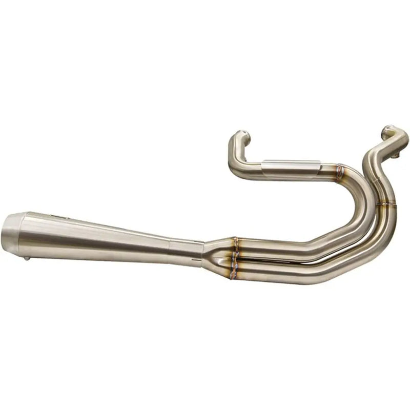 Système d'échappement Bassani Greg Lutzka 2-into-1 en inox pour Harley