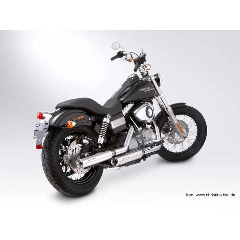 Miller Nebraska Euro 3/4 Slip-On Mufflers pour Harley