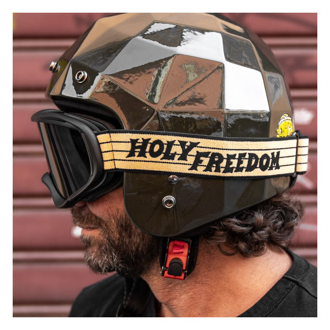 Holy Freedom Snowheels Fume Motorcycle Goggles