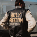 Holy Freedom Varsity Jacket  - Customhoj