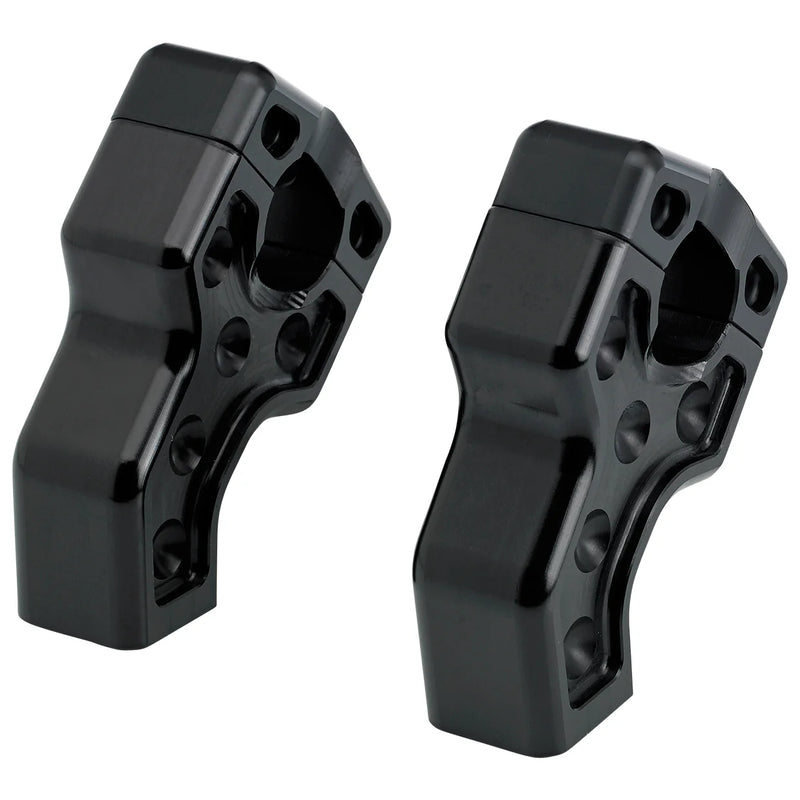 Joker Machine Dual Aluminium Pullback Handlebar Risers Black 2.5" (6.35cm)