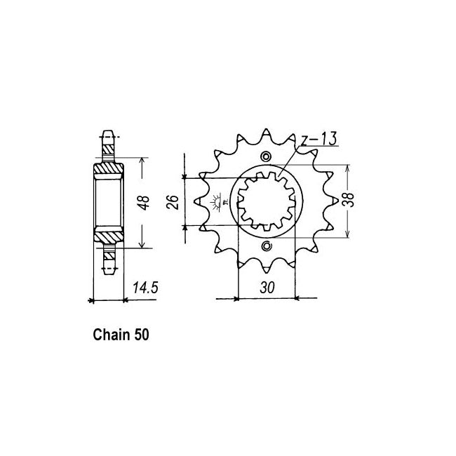 JT Sprockets Front Sprocket Honda CB1000FP,FR,FS,FT Big 1 93-96 JT Front Sprocket for Honda Customhoj