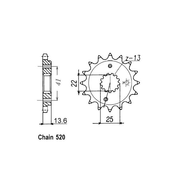 JT Sprockets Front Sprocket Kawasaki ZX-6RR (ZX600k1h,m1) Ninja 03 JT Front Sprocket for Kawasaki Customhoj