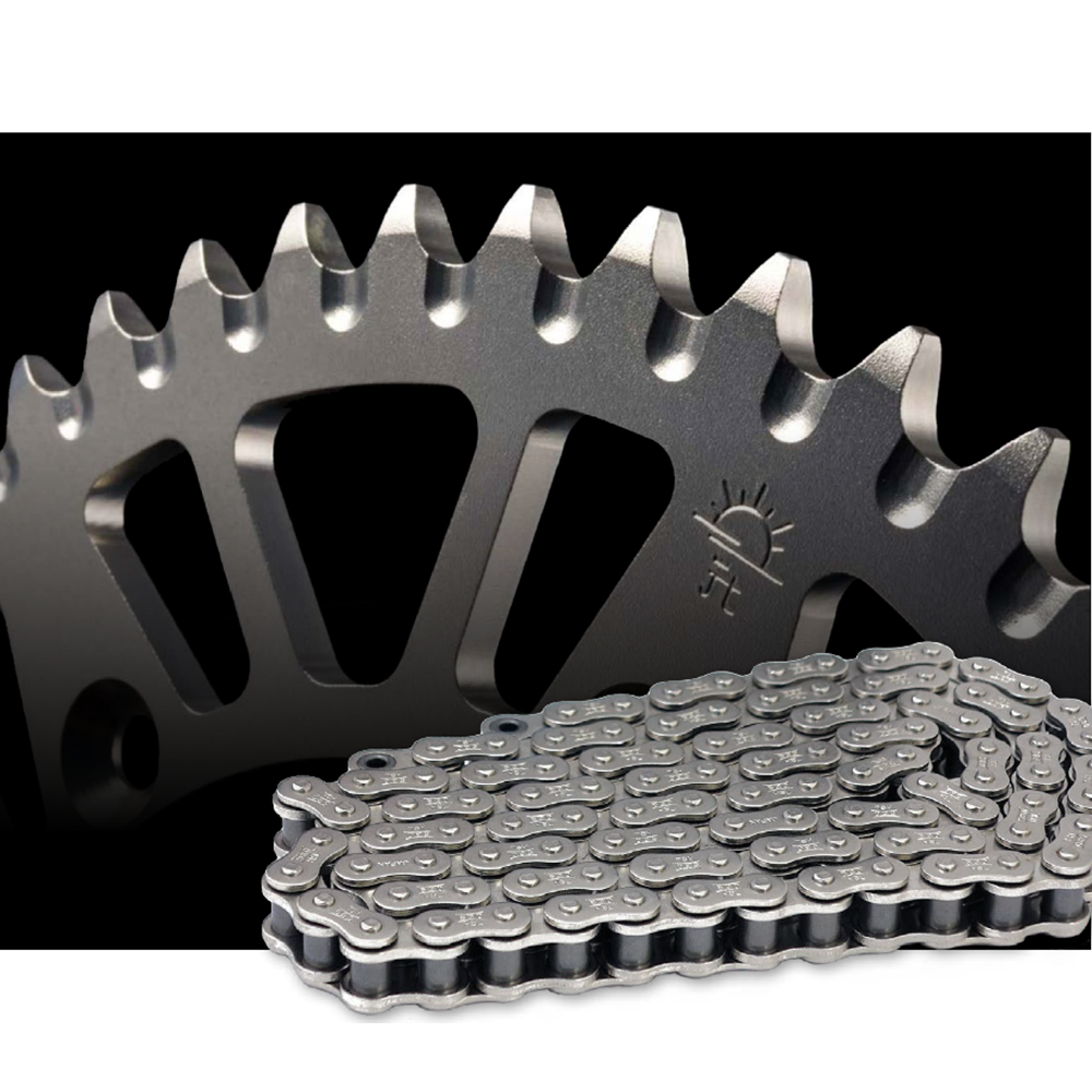 Kit Chaine Complet Pour SUZUKI TS 50 - Pignon Et Accessoires Neufs D'origine