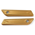 Ken's Factory Saddlebag Latch Covers for Harley 14-23 Touring / Gold  - Customhoj
