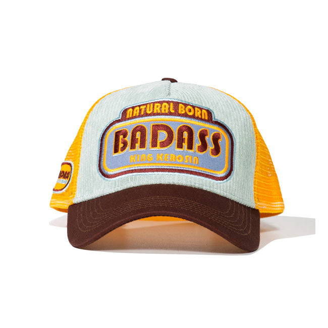 King Kerosin Bad Ass Cord Trucker Cap