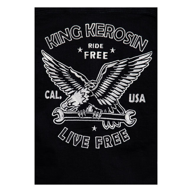 King Kerosin Ride Free Workwear Denim Shirt