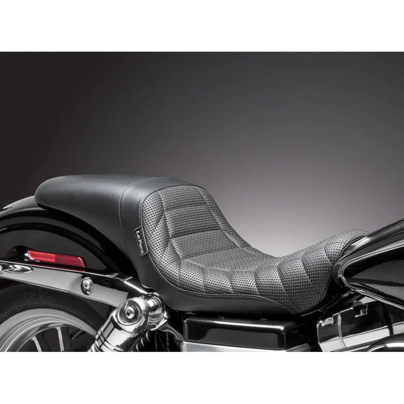 Le Pera Daytona Sport Solo Full Lenght Seat for Harley 06-17 Dyna / Flat Track Black  - Customhoj