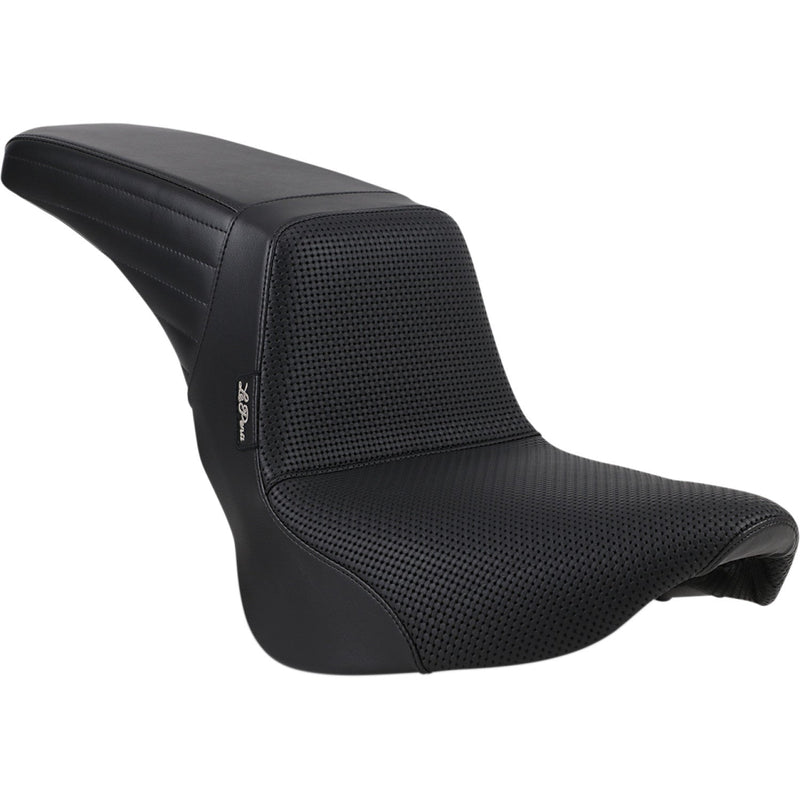 Le Pera KickFlip Seat for Harley 18-25 Softail Sport Glide & Low Rider / S / ST / Basketweave Black  - Customhoj