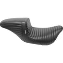 Le Pera KickFlip Solo Seat for Harley 08-25 Touring (excl. 23-25 CVO; 24-25 Road Glide / Street Glide) / Pleated Black  - Customhoj