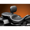 Le Pera RT66 Seat with Backrest for Harley 08-25 Touring (excl. 23-25 CVO; 24-25 Road Glide / Street Glide) / Stitched Black  - Customhoj