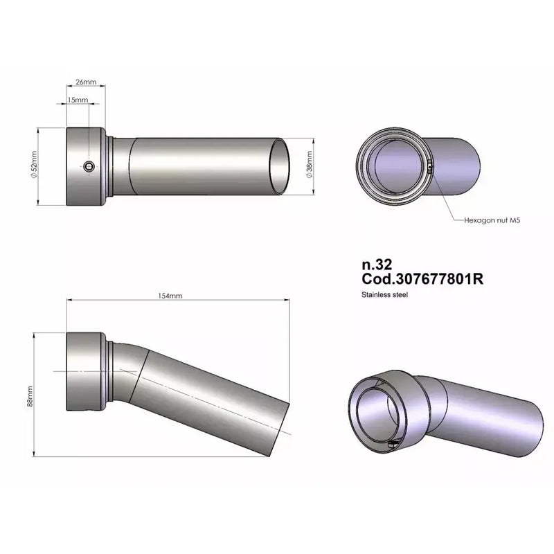 LeoVince DB Killer Noise Damper 307677801R