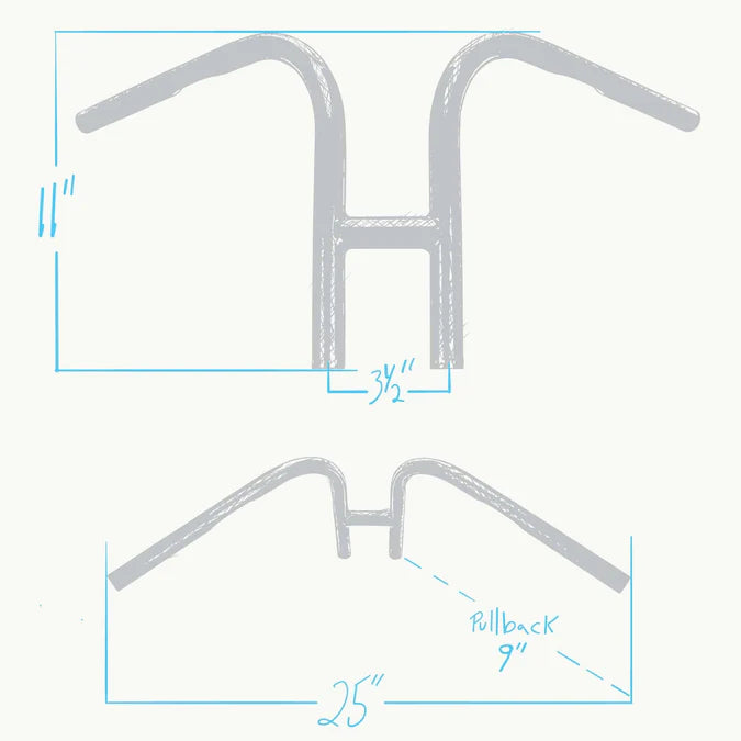 Lowbrow Customs Rabbit Ears Motorcycle Handlebars