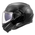 LS2 Advant II Flip-up Motorcycle Helmet Gloss Black / XS (53-54cm)  - Customhoj