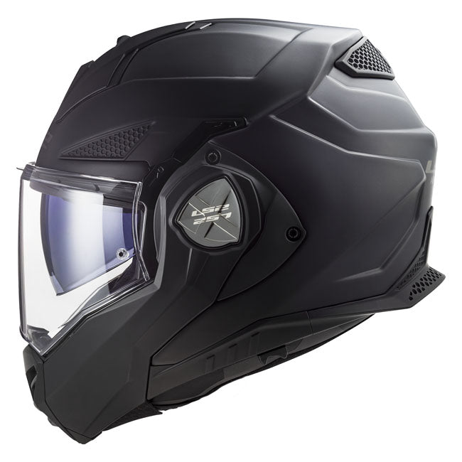 LS2 Advant X Flip-up Motorcycle Helmet Matte Black / XS (53-54cm)  - Customhoj