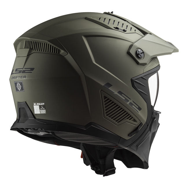 LS2 Drifter Modular Motorcycle Helmet  - Customhoj