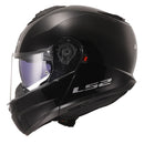 LS2 Strobe II Flip-Up Motorcycle Helmet Gloss Black / XS (53-54cm)  - Customhoj