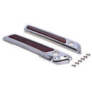 MCS OEM Style Saddlebag Latch Covers for Harley 14-25 Touring (exkl. 23-25 CVO; 24-25 Road Glide / Street Glide) / Chrome  - Customhoj